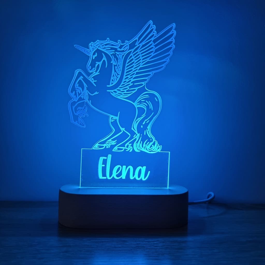 Night Light Pegasus Personalised Name - Night Light