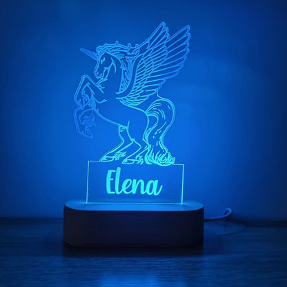 Night Light Pegasus Personalised Name - Night Light