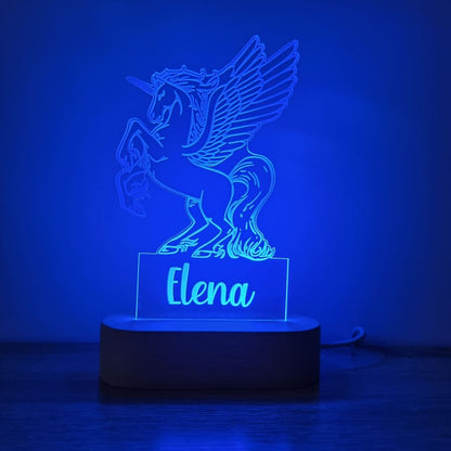 Night Light Pegasus Personalised Name - Night Light