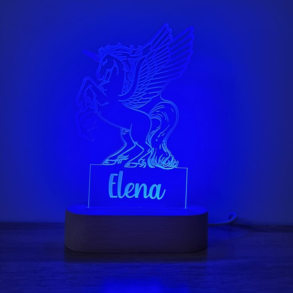 Night Light Pegasus Personalised Name - Night Light