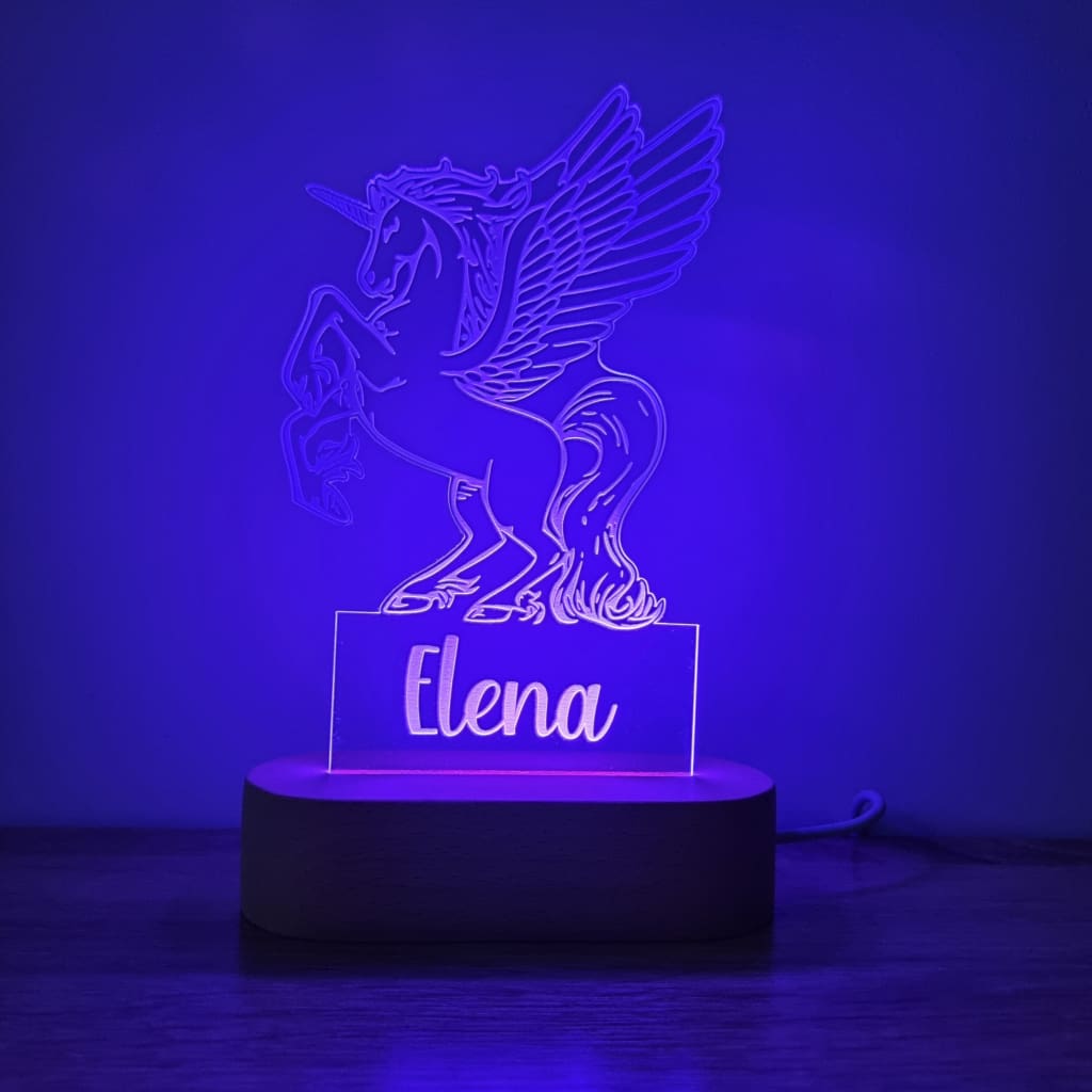 Night Light Pegasus Personalised Name - Night Light
