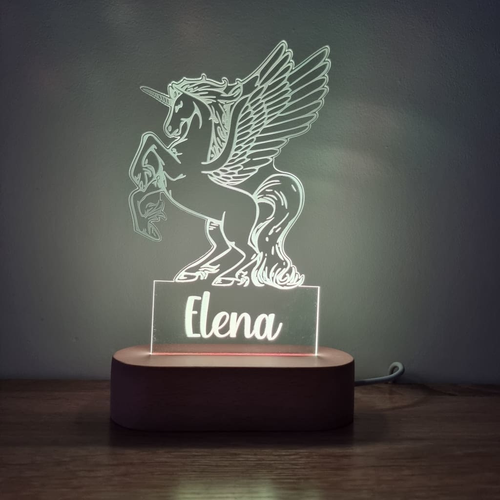 Night Light Pegasus Personalised Name - Night Light