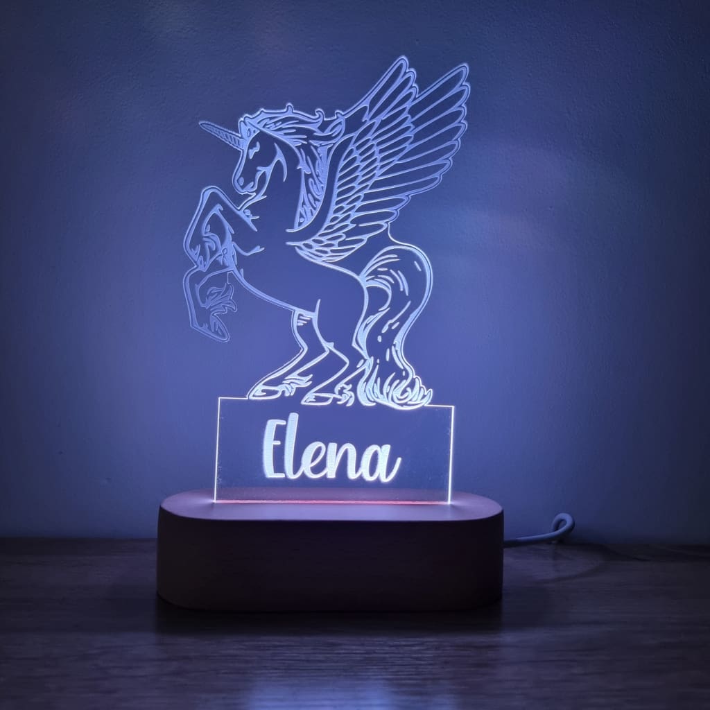 Night Light Pegasus Personalised Name - Night Light