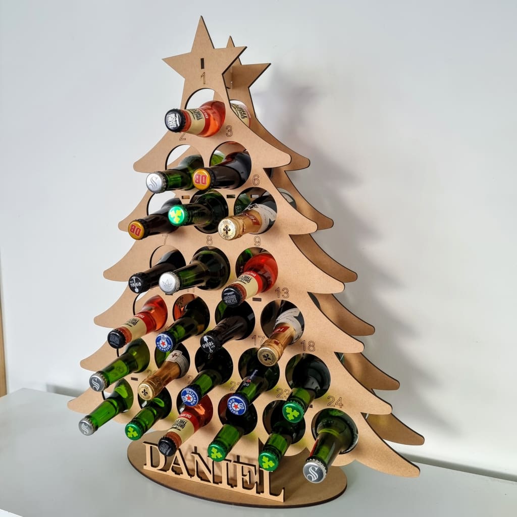 Personalised Advent Calendar - Tipsy Tree - Christmas