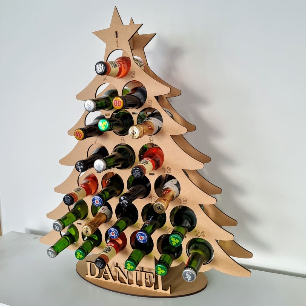 Personalised Advent Calendar - Tipsy Tree - Christmas