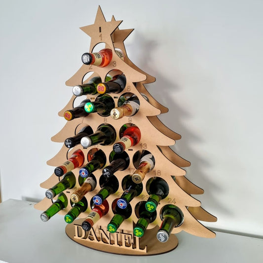 Personalised Advent Calendar - Tipsy Tree - Christmas