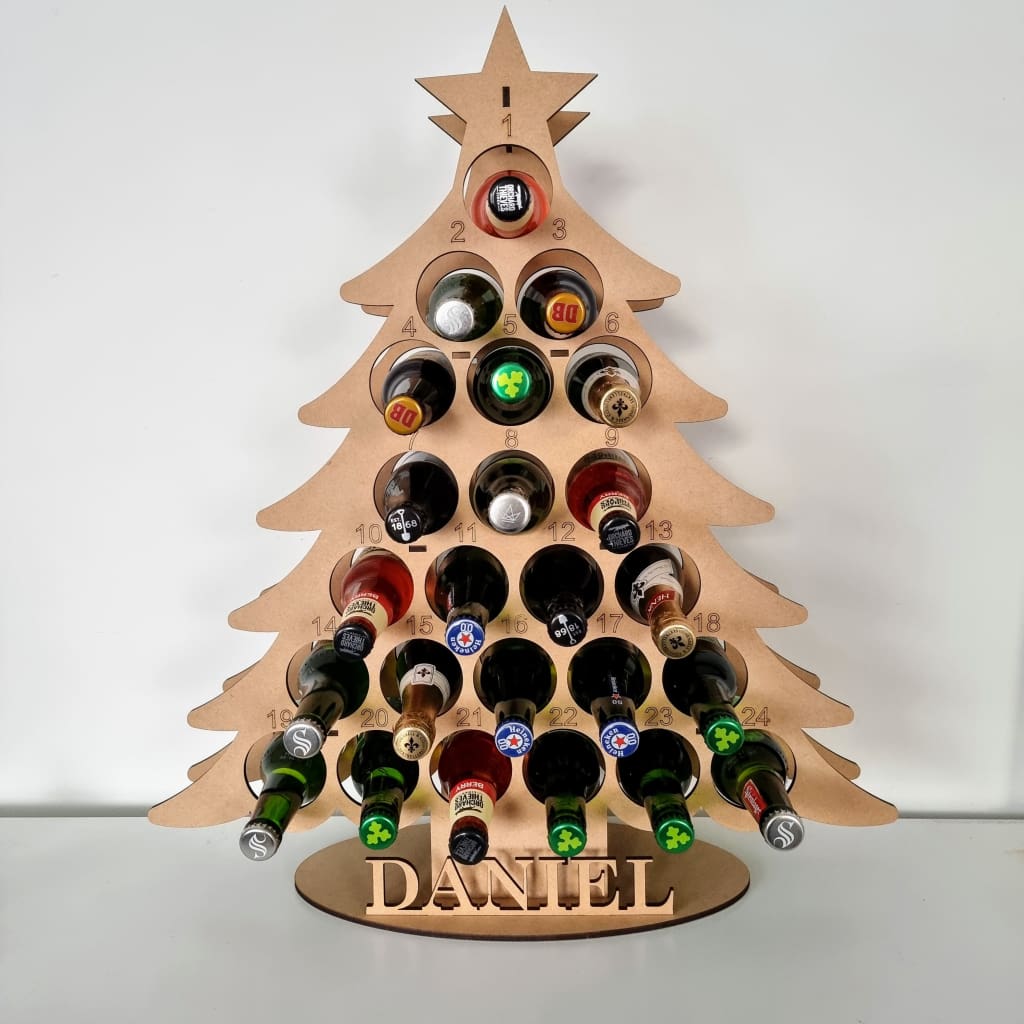 Personalised Advent Calendar - Tipsy Tree - Christmas