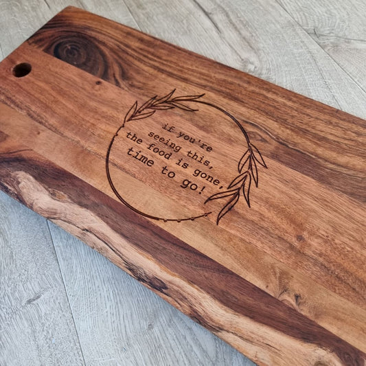 The Food Is Gone Cheese Board - Cheese Boards