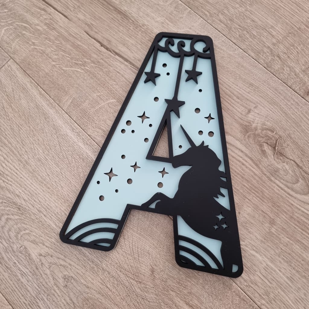 Unicorn Letters Large - Letter Tiles